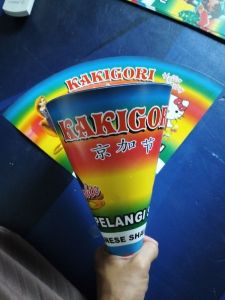 Kertas ice serut pelangi isi 100 pcs/lembar