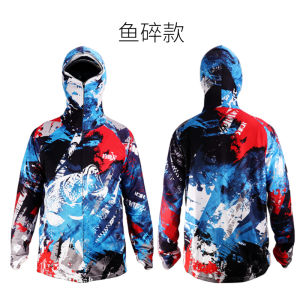 Nam Ice Siêu Mỏng Lụa Bộ Đồ Câu Cá Kem Chống Nắng Nhẹ Mùa Xuân Nhanh Khô Mùa Thu Quần Áo Câu Cá Biển Mùa Hè Áo Sơ Mi Tay Dài