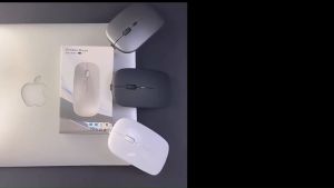 Mouse Slim Wireless 2 in 1 mode Wifi 2.4G + Bluetooth Rechargable Silent Click Home Office for Desktop Laptop Tablet Ipad