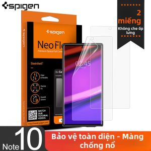 Spigen | Phim Cứng Mềm Chống Ánh Sáng Xanh HD Cong Full Coverage 2 Miếng