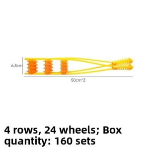 Manual Back Massage Roller Stick Meridian Unblocking Neck And Shoulder Massager Full Body Roller Wheel Personal Care Device