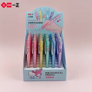 Genuine Kuromi Cinnamoroll Kitty Mechanical Penci 0.5mm Not Easy to Break Core Soft Holding Pencil Writing Stationery