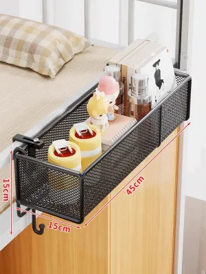 Ljxz/|Bedside hanging basket dormitory bed head hanging storage rack balcony storage hanging bed organizer hanging storage rack
