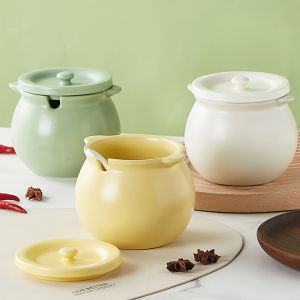 Hũ Dầu Cay Gốm Chịu Nhiệt Độ Cao Hũ Gia Vị Nhà Bếp Dùng Trong Thương Mại Và Gia Đình Hũ Muối Hũ Mỡ Lợn Hũ Dầu Động Vật Hũ Dầu Gừng