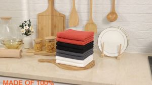 Kitchen Bar Cleaning Cloth Towel Coffee Machine Special Rag Water Absorbing Square Towel Household Cleaner Towel