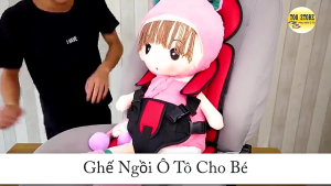 Ghế an toàn cho trẻ em trên ô tô xe hơi có nệm và dây đai an toàn chống va chạm thoáng khí thấm hút tốt thoải mái cho bé phù hợp với tiêu chuẩn nghị định