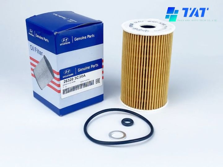Hyundai & Kia Genuine OEM Oil Filter 26320-3C30A – Direct Fit Replacement With Gasket & O-Ring 9 thumbnail image