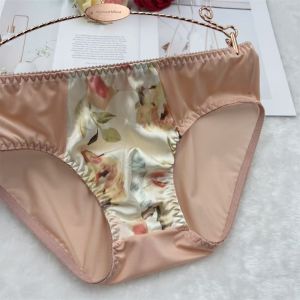 Silky Satin Women-style Comfortable Seductive Mens Briefs