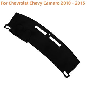Custom Fit Anti-UV Suede Dashboard Cover For 2010-2015 Chevrolet Camaro Sunshade Protector Dash Mat Reduce Glare Non-slip