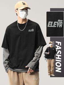 Design Long Sleeve Round Neck T Shirt