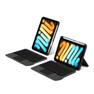 Trackpad Magic Keyboard Cover For iPad Mini (A17 Pro) 2024 iPad Mini 6th 7th Generation Mini 7 Mini 6 8.3" Smart Case Detachable
