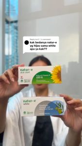 Natur-E White Kapsul Glutatione Vit.E Olive Fruit Extract Isi 16/32