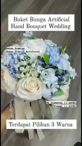 Buket bunga artificial - Hand Bouquet Wedding - Buket Wedding CORSAGE A017