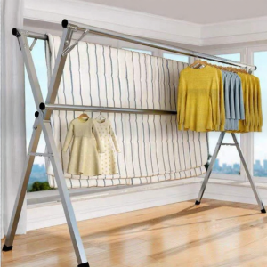 Folding Extendable Clothes Drying Rack