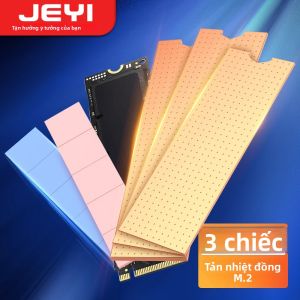 Tản Nhiệt SSD JEYI Pure Copper M.2 2280 Cho Laptop/Máy Tính Để Bàn - Bộ Làm Mát Có Độ Dẫn Nhiệt Cao Với Miếng Silicon