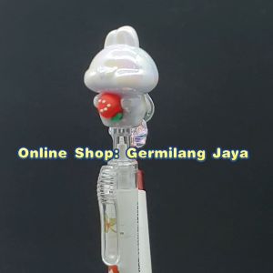SPARROW Pen Silikon / Silicone Pen / Pen Karakter Lucu Cantik STRAWBERRY BUNNY (7901)