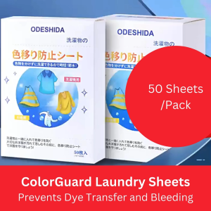 [SG STOCK] ColorCatcher Laundry Sheets – 50 Pack | Prevent Color Bleeding & Dye Transfer Ideal for Mixed Loads