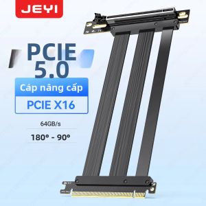 JEYI | Cáp Nâng Cấp JEYI PCIe 5.0 X16 Tốc Độ Cao Linh Hoạt Dây Nối PCI Express Cho Card Đồ Họa - Tương Thích Với RTX 5090/5080/RX8900