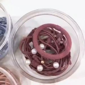 Hộp chun 24 dây nhiều kiểu nhiều màu chun cột tóc phong cách Hàn Quốc siêu xinh Trùm Sỉ Gia Thành