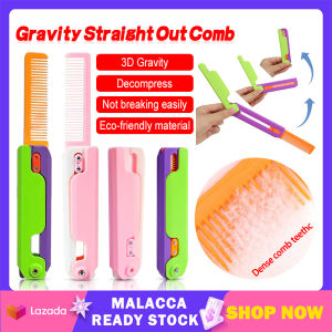 3D Gravity Carrot Knife Model Toys Luminous Decompression Push Card  Funny Finger Toys Butterfly Knife Hairbrush Radish Knife Combs Mainan Pisau Lobak