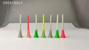 CRESTGOLF  rubber nails luminous ball nails golf double-layer rubber nails luminous ball nails soft rubber sleeves30pcs