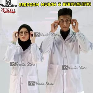 (MURAH) JAS LABORATORIUM / JAS LAB / JAS LABORATORIUM  / BAJU PRAKTIKUM