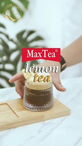 MaxTea Lemon Tea (30 sachet) - Minuman Vitamin C Segar Siap Saji -BPOM