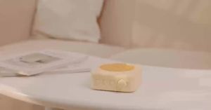 Portable Wave Projection Light Bluetooth Speaker RGB Atmosphere Light Hifi Audio System Wireless MP3 Music Player Birthday Gift