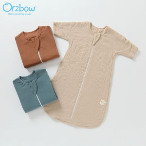 Orzbow Newborn Pure Cotton Sleeping bag Baby Sleeping bag Baby Swaddle Breathable Pajamas Long Sleeved Wrapped Pajamas