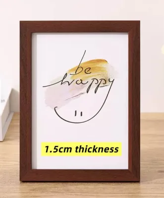 SG Stock [offer] Simple Photo Frame Wooden Picture Frame A4 8R 6R 5R 4R Photo Frame Certificate Holder Table Wall Display Graduation Photos Gift