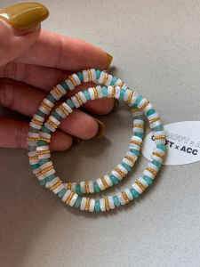 Natural White Butterfly Conch Shell Bead Bracelet Womens Style Fashionable Versatile Vintage Luxury Feel Small Batch Hand Bracelet