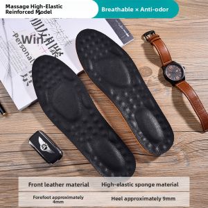 XIANZHAO | Mens Leather Shoes Ultra Soft Sweat Absorbent Shoe Inserts Breathable Anti-Odor Comfortable For Long Time Standing In Summer