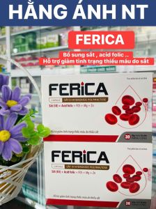 FERICA bổ sung Sắt  acid folic