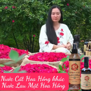 (Karose) Nước lau mặt hoa hồng Karose pure Dùng tẩy trang làm sạch mặt không khô da Chai 300ml Koshka Home