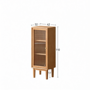 WEISHA | Modern Minimalist Wooden Storage Cabinet