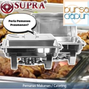 Supra Stainless Steel Banquet Dish 2 Tray 55 cm x 35 cm