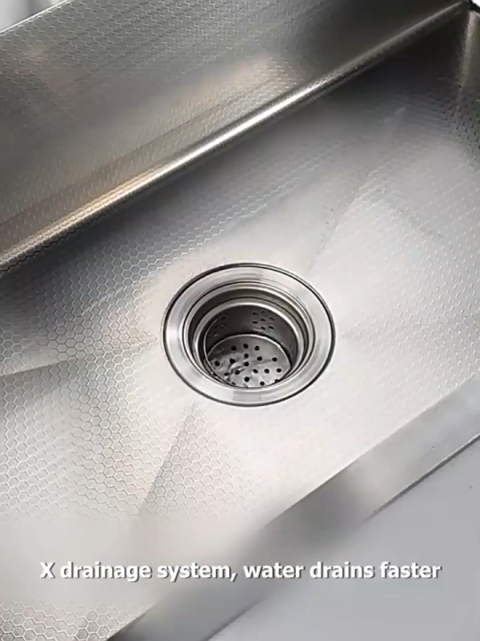 Lababo Ph LXL304 Stainless Steel Kitchen Sink Complete Set Honeycomb Embossed ...