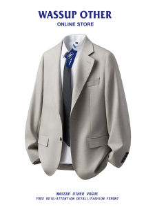 WASSUP ISSUE | American Business Casual Spring New Suit Male