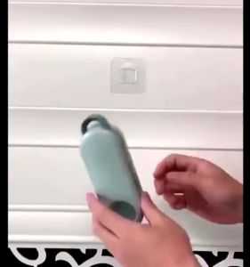 Hanger Alat Penyimpanan Gantungan Baju Tempel Dinding Perekat Kuat Gantung Baju Pakaian Lipat Portable