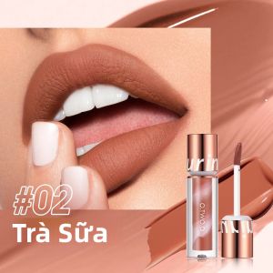Son Môi Lì Dạng Lỏng O.TWO.O Rose Rouge Silk Không Thấm Nước Lâu Trôi Màu Đỏ Quyến Rũ Kích Thước Đầy Đủ Son Bóng Trang Điểm