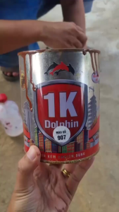 [ Lon 400gr] Sơn Kẽm Hiệu Dolphin 1K
