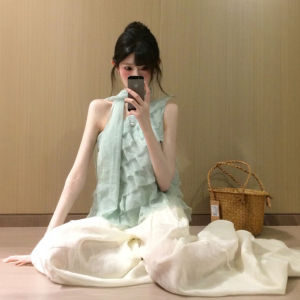 CHANGTONG | Elegant Off-shoulder Ruffled Blouse