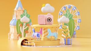 Instant Print Camera For Kids Mini Digital Video Camera Dual Lens Photo Printing Thermal Paper Toys Camera Boys Girls Gifts