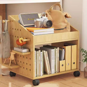 WUBUWEI | Movable Rotating Floor Bookshelf