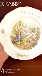 [Hàng Hiệu U.K New 100%] - Peter Rabbit - 01 Chiếc Đĩa Cạn Thỏ Nổi Tiếng 25.5cm - Hungry