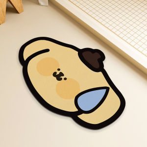 New Home Cute Cartoon Diatom Mud Floor Mat Bathroom Toilet Water Absorbent Non Slip Quick Dry Bath Mat Home Personal Care Tools