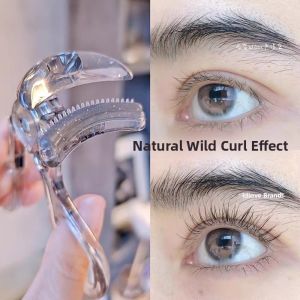 Wild Sunflower Wide Angle Eyelash Curler Female Long Lasting No Frame Comb Teeth Eyelash Perming Tool Beauty Makeup Instrument