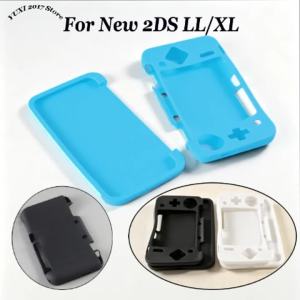 1PC Soft Anti-slip Silicone Protective Case Sleeve for New 2DS XL/LL Game Console Shockproof Rubber Skin Shell Multi