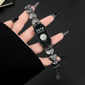 psnld | Sweet Cool Heart Design Metal Strap Band for Women