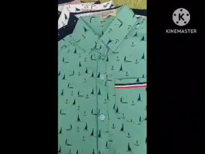 KIDS/TEENS CASUAL POLO SHIRTS / PRINTED COTTON FABRIC POLO [ESTIMATED AGE 6-14 YEARS] RANDOM PRINT/DESIGN